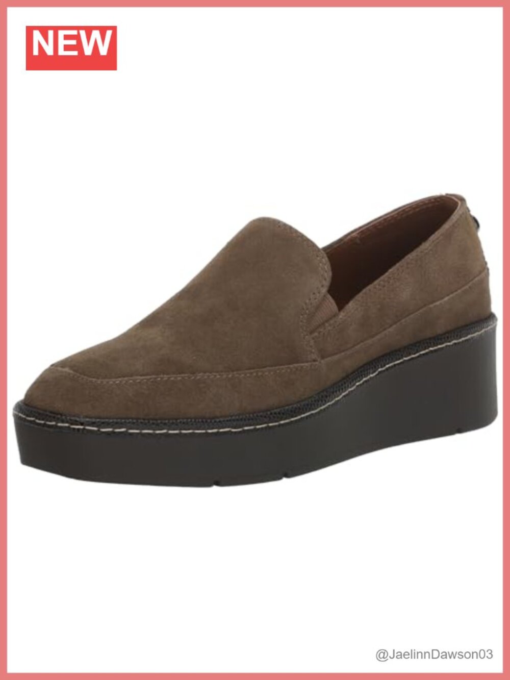 Donald Pliner Wallis Suede Wedge Loafers Slip-Ons Memory Foam